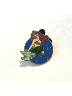 Pisces Little Mermaid Disney Trading Pin (Zodiac Series)